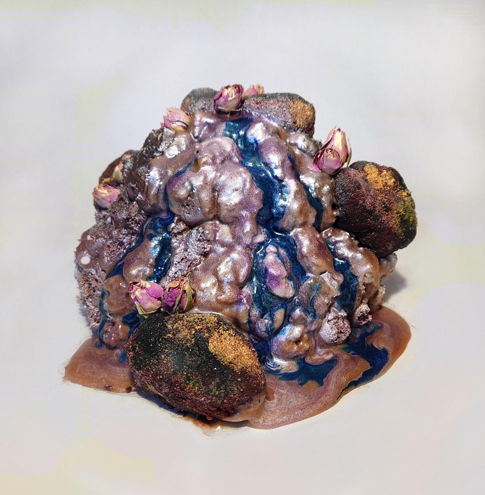 Earth Pile Cake:Chocolate Beet Cake, Lime Curd, Cayenne Sumac Whipped Ganache, Miso Carmel, Chocolate Beet Truffles Earth Pile Cake:Chocolate Beet Cake, Lime Curd, Cayenne Sumac Whipped Ganache, Miso Carmel, Chocolate Beet Truffles