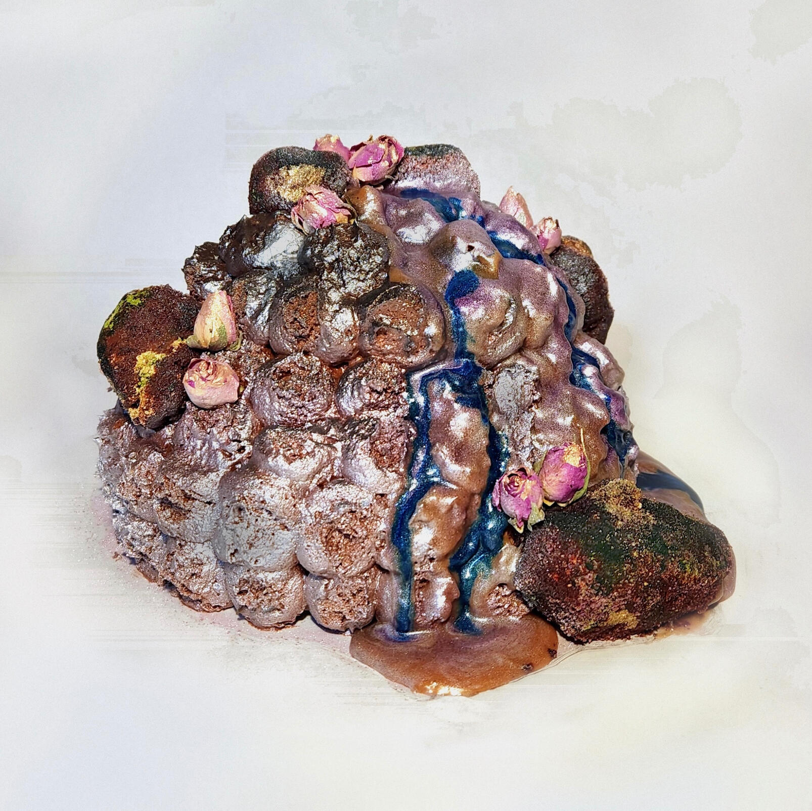 Earth Pile Cake:Chocolate Beet Cake, Lime Curd, Cayenne Sumac Whipped Ganache, Miso Carmel, Chocolate Beet Truffles Earth Pile Cake:Chocolate Beet Cake, Lime Curd, Cayenne Sumac Whipped Ganache, Miso Carmel, Chocolate Beet Truffles